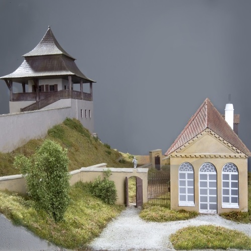 Model zahradního pavilonu purkmistra Kopeckého