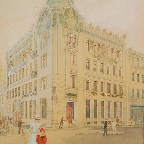 Jan Kotěra: Návrh domu v Plzni 1897