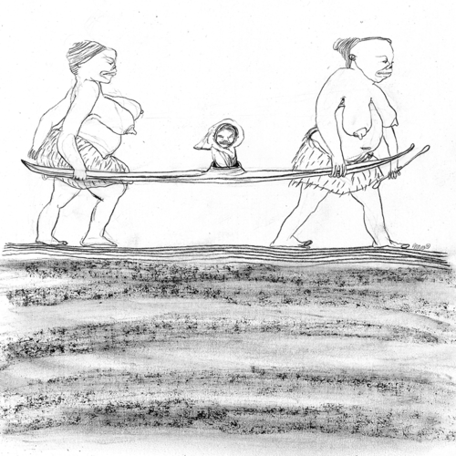 Výstava ilustrací Martina Velíška ke knize Grónské mýty