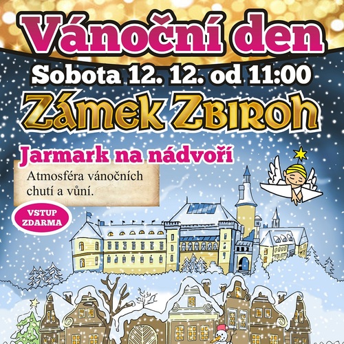 Vánoční den na zámku Zbiroh
