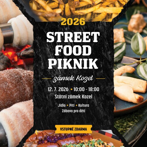 Street food piknik na zámku Kozel 2026