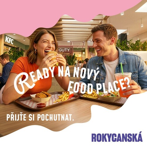Nový Food Place proměnil OC Rokycanská